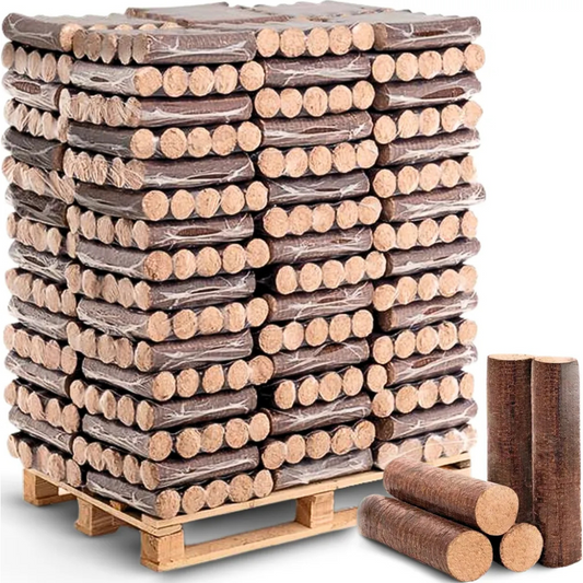 Briquetas de Madera de Roble y Haya
