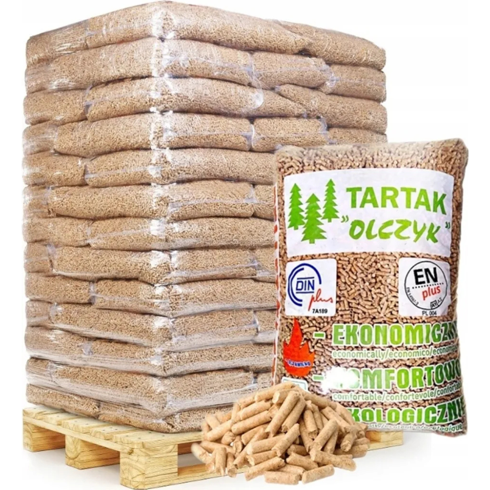 Palet de Pellets Olczyk – 65 Sacos