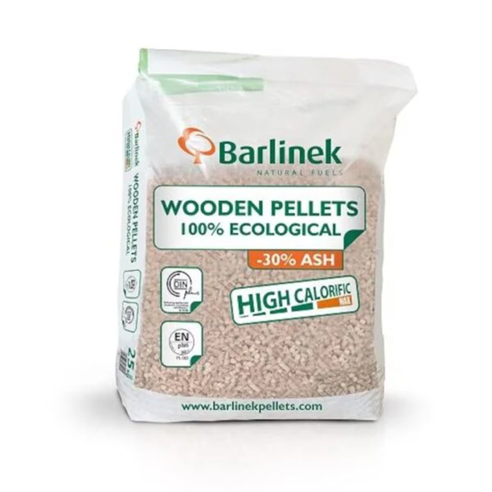 Barlinek Pellets 6 mm – Palé de 66 sacos de 15 kg